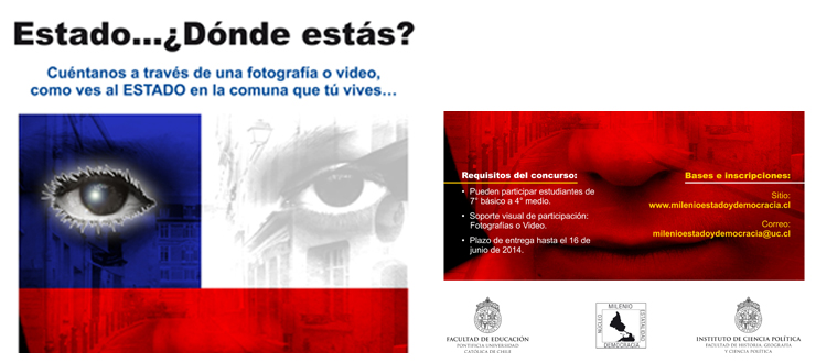 Concurso llama a estudiantes a contar cómo ven al Estado