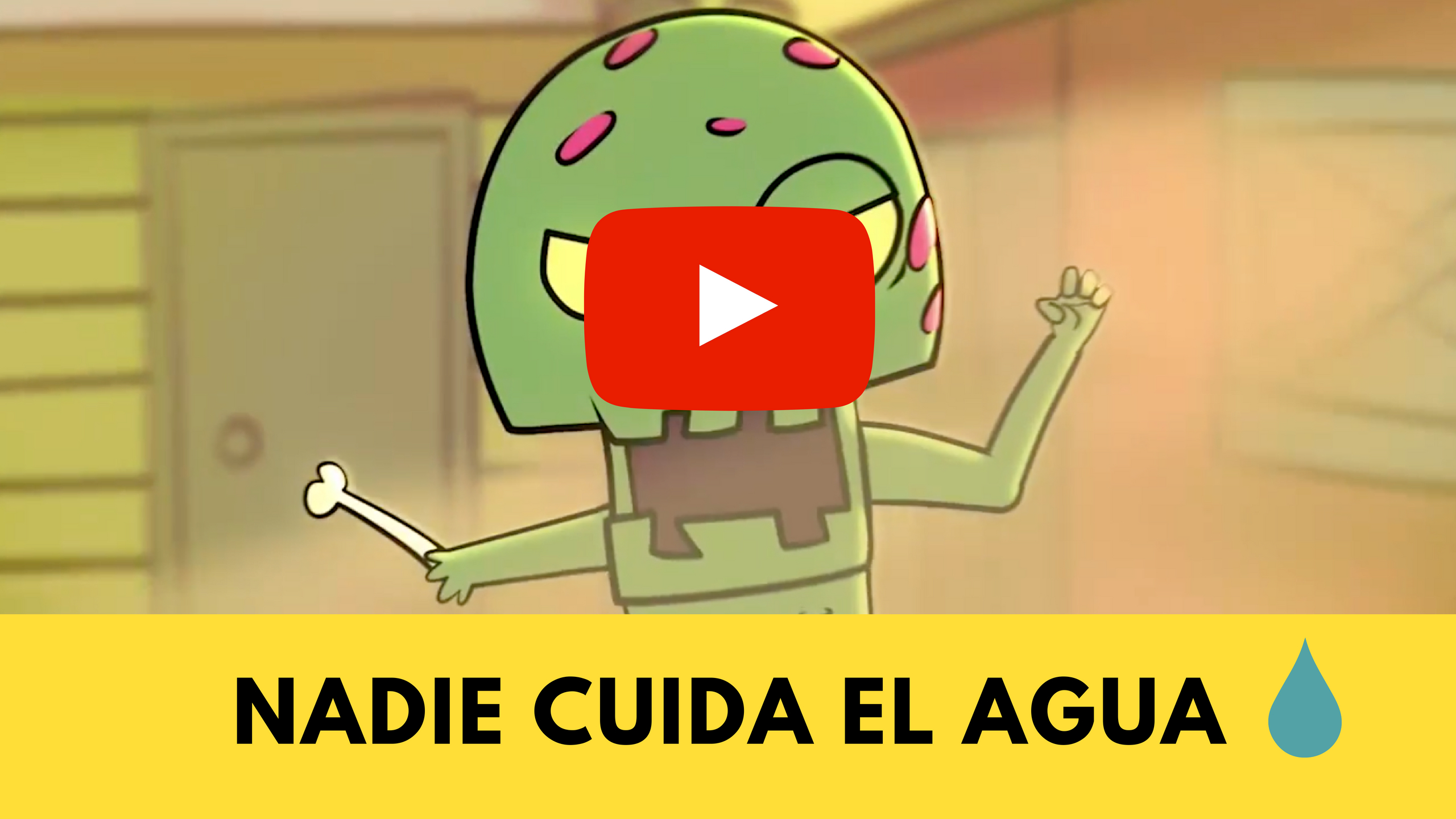 ¡Nadie cuida el agua en esta casa!