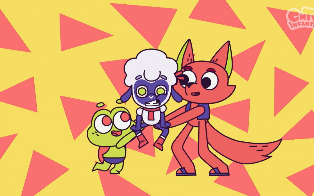 Pegada a la pantalla